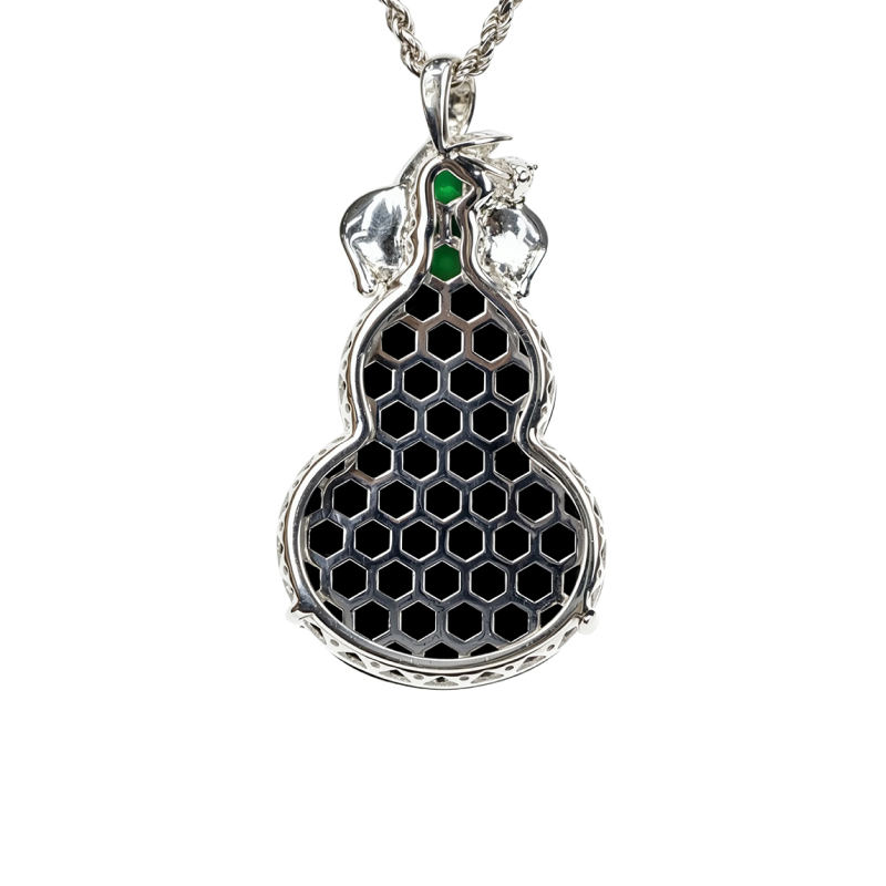 Black Jadeite Gourd - view 3