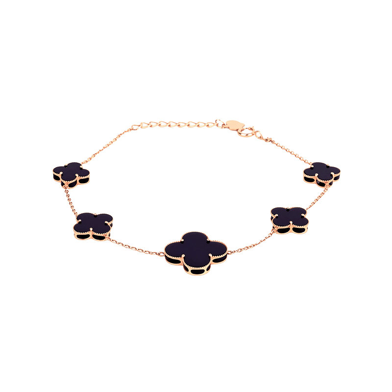 Four-Leaf Clover Set Bracelet