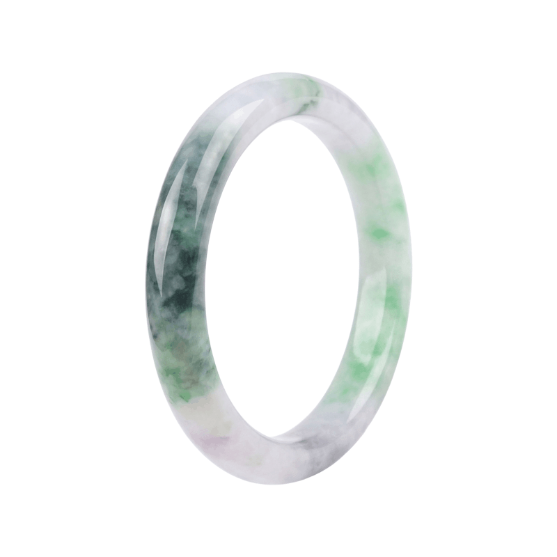 Lavender Black Chicken Green Bangle