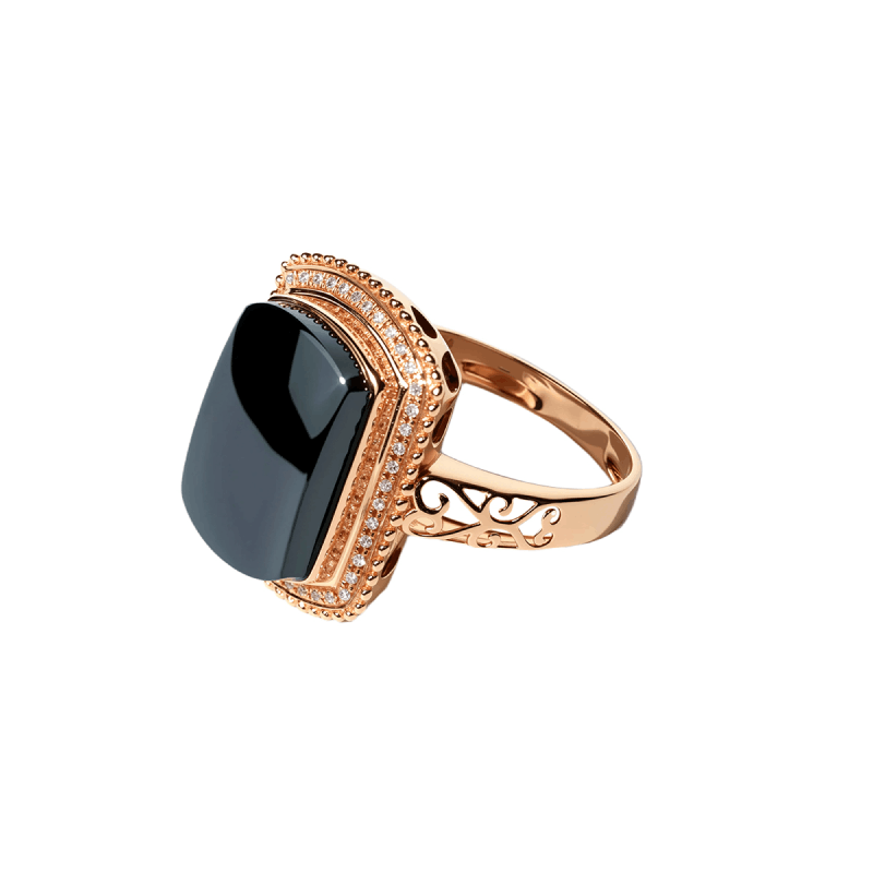 Black Jadeite Ring