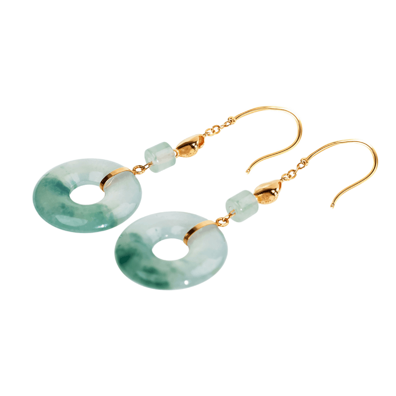 Peace Buckle Earrings