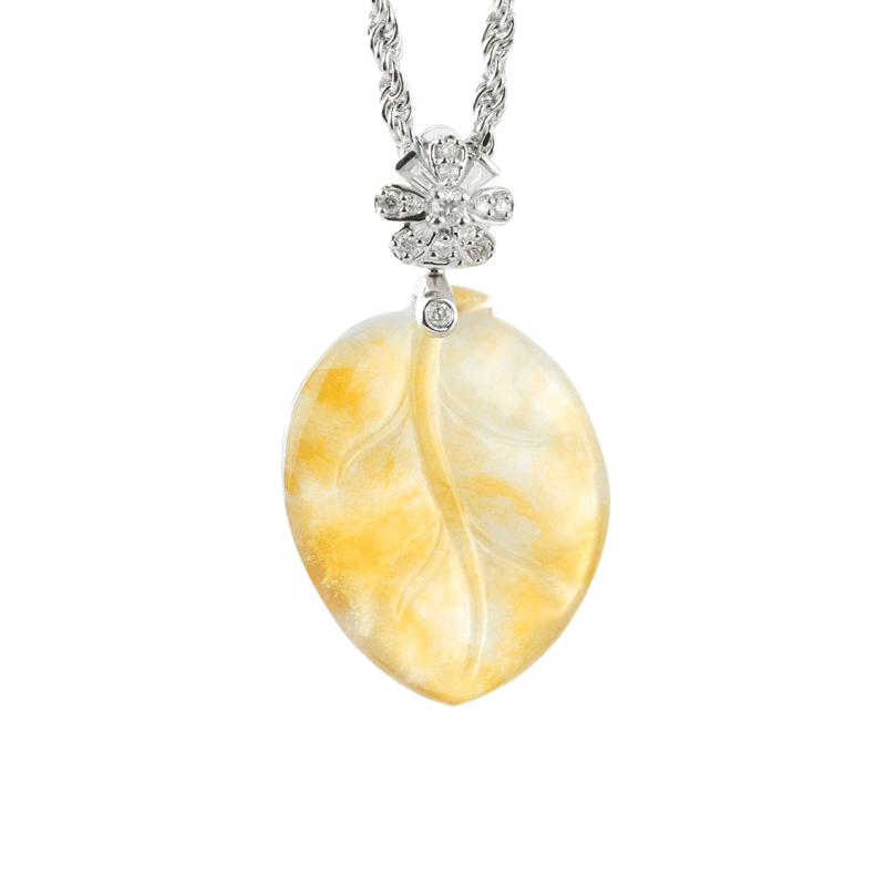 Yellow Jadeite Leaf